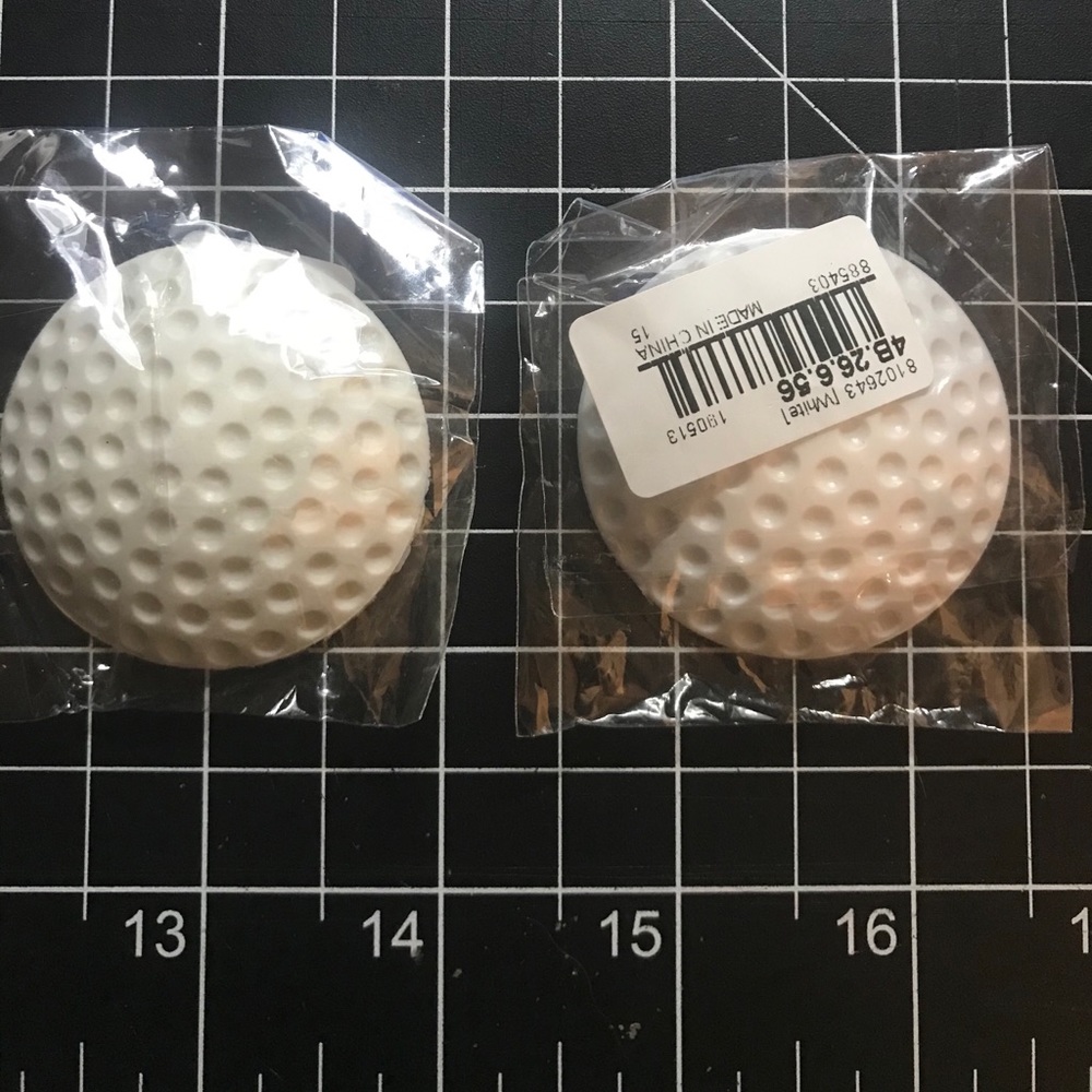 2" Round White Door Knob Guard - Self-adhesive 3M